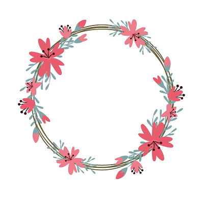 花邊邊框矢量素材